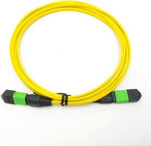 fiber optic cable singlemode mpo patch cord 8 core female to female