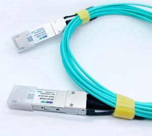 FIBERTOP AOC cable sfp supplier QSFP28 100G AOC 5m for QSFP-100G-AOC5M Active Optical Cable