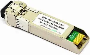 SFP+ Modul Supplier 1260--1610nm 10G 80km LC ESD Parts Box 3 Years Fiber Optic Transceivers Avago MAXIM Sumitomo