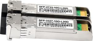 single mode extreme sfp bidi 10gb 1270/1310nm 20km optical transceiver compatible fiber optic sfp