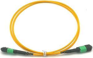professional manufacturer fiber optic mpo patch cord 12 core male to male mpo connector single mode fiber cable