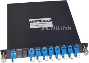 8 channel LGX BOX mux/demux dual fiber 1470-1610nm wavelength optional, LC/SC-APC/UPC multiplexer