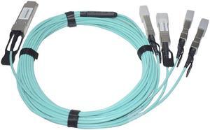 40G QSFP+ to 4x SFP+ Active Optical fiber Cable AOC QSFP+ 5 meters om3 Breakout Cable