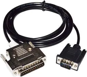RS232 D-SUB 9 PIN DB9 MALE TO DB25 ADAPTER GT01-C30R4-25P PROGRAMMING CABLE FOR GT11/GT15 TO FX2/FX2C/A/QnA Cable length:5M