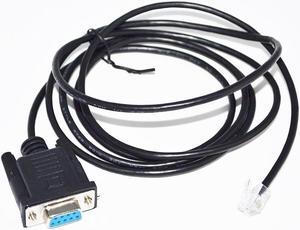 DB9 D-SUB9PIN RS232 TO RJ11 RJ12 6P4C CONSOLE CABLE FOR DIGITAL STEPPING DRIVE DM882S DMA882S 3DM580 3DM2283 Cable length:3m