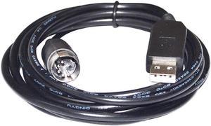 FT232RL CHIP USB TO DIN 5-PIN MALE RS232 SERIAL PROGRAMMING COMMUNICATION CABLE FOR JOFEMAR BLUETECH COFFEEMAR G23 TO PC (FT232RL CHIP)
Cable length:3m