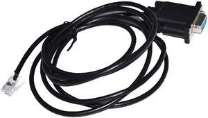 RS232 RJ11 RJ12 TO DB9 9-PIN 6P4C ADAPTER SERIAL CABLE FOR DMKE J6 RS-232 PORT PARAMETER DEBUGGER CONSOLE CONTROLLER KABLE Cable length:3m