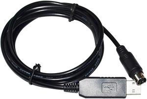 FT232RL CHIP USB TO PS/2 MINI DIN 6P MD6 CONNECTOR RS232 SERIAL UPGRADING FIRMWARE CABLE FOR METREL MI 3125 BT INSTALTESTCOMBO (FT232RL Chip)
Cable length:3m