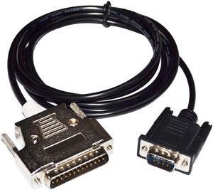 RS232 DB9 9PIN MALE TO DB25 MALE ADAPTER FX-40DU-CAB CABLE FOR FX2/A SERIES TO F940/F930/F920 COMMUNICATION KABLE Cable length:3m