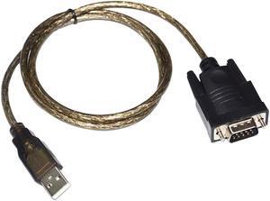 CH340 CHIP USB TO RS232C D-SUB 9 PIN DB9 MALE ADAPTER CONVERTER SERIAL COMMUNICATION CABLE SUPPORT WIN7/8/10/CE/MAC/VISTA/LINUX GRAY()
0.9M Length(1.8M Length)