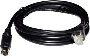RJ45 to Mini Din 8P MD8 Male Connector RS422 Programming Communication Cable for Hakko Monitouch HMI MJ2 to Mitsubishi FX PLC 
5M Length
