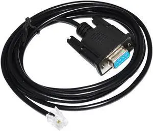 D-SUB 9 PIN 9P DB9 FEMALE TO RJ9 RJ10 RJ11 4P4C PLUG RS232 SERIAL COMMUNICATION CABLE, RJ9 RJ11 TO COM DB9 FEMALE CONNECT KABLE (Wiring 6)
Cable length:1.5M