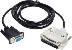 RS232 DB9 D-SUB 9 PIN FEMALE TO DB25 25PIN MALE ADAPTER CONVERTER SERIAL CABLE FOR SHIMADZU ANALYTICAL BALANCE ELECTRONIC SCALE 3M Length