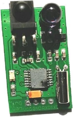 Carrier Frequency 38KHZ Far Infrared Communication Module, Far Infrared to TTL Module GND TXD RXD VCC Transceiver Pair Tube