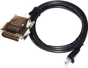 RJ45 TO D-SUB 25 PIN DB25 MALE CONNECTOR COMMUNICATION CABLE FOR HAKKO HMI TO  Cable length:5M