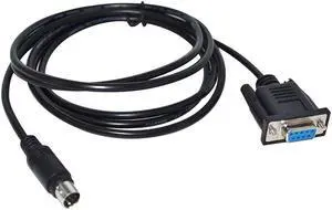 RS422 INTERFACE DB9 D-SUB 9PIN TO MINI DIN 8P MD8 MALE OPERATING UNIT CONNECT TO ELECTRIC 6XV1440-2P CABLE (DB9 M TO MD8)
Cable length:3m