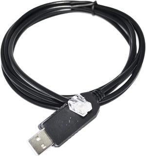 FT232RL RS232 USB TO RJ9 4P4C PLUG SERIAL COMMUNICATION DEBUG UPGRADE CABLE FOR SERVO DRIVE C7 PORT TO PC KABLE (FT232RL Chip)
Cable length:(1.8M)