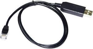 FT232RL CHIP USB RS232 TO RJ11 RJ12 6P4C ADAPTER SERIAL COMMUNICATION CONSOLE CABLE FOR STEPPING CS-D508 CS-D808 Cable length:(3.6M)
(FT232RL Chip)