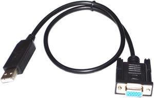 FT232RL CHIP USB TO VGA 15-PIN FEMALE ADAPTER RS422 SERIAL PROGRAM COMMUNICATION CABLE FOR CTB SERVO DRIVER T4 PORT KABLE Cable length:5M