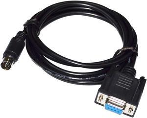 RS232 D-SUB 9P DB9 TO MINI DIN 5PIN MD5 CONVERTER PROGRAMMING CABLE FOR PC TO MATSUSHITA GT11 TOUCH SCREEN CONTROL KABLE Cable length:3m