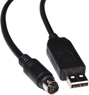 USB TO MINI DIN 8P MD8 ADAPTER RS232 SERIAL CABLE FOR ANGEKIS BLADE PTZ CAMERA VISCA RS-232C PORT TO PC CONTROLLER CABLE (USB-MD8(CHIP))
Cable length:(50M)