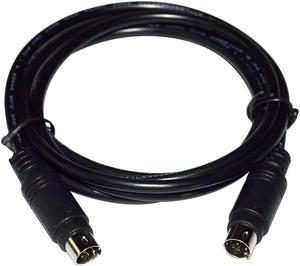 MINI DIN 8 PIN MD8 TO MD8 8-PIN MALE ADAPTER DATA CABLE FOR KORG X5(D) MIDI MUSIC SYNTHESIZER TO HOST PORT AG-002 FOR MACINTOSH (1.8M Length)
