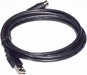 USB 2.0 TO MINI DIN 6 PIN MD6 MALE PROGRAM UPGRADE CABLE FOR AUTOMOBILE,USB A  MINI-DIN 6PIN INSPECTION CABLE Cable length:(3.6m)
