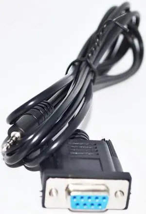 DB9 9-PIN RS232 TO TRS 3.5MM AUDIO JACK AJ PLUG CONVERTER SERIAL CABLE FOR BOSE LIFESTYLE SYSTEM CONSOLE CABLE LEFT RIGHT GROUND