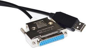 FT232RL CHIP USB RS232 TO D-SUB 25P DB25 FEMALE/MALE ADAPTER SERIAL COMMUNICATION CABLE FOR AMIGA EXPLORER TO PC (USB TO DB25 FEMALE)
Cable length:3m