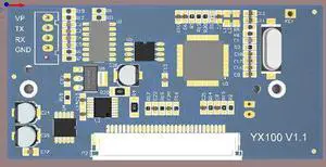 YX100 V1.1 printing control board 58mm printer core control board For Seiko--2 inch print head driver board