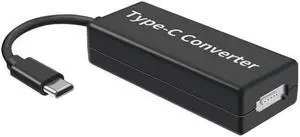 USB C Type-C PD To Magsafe2 Adapter Charging Converter AC1407 Black