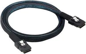 80cm Internal Mini SAS 36Pin SFF-8087 To Mini SAS 36pin SFF-8087 Server Hard Disk Raid Data Cable for Controller To Backplane(bule 0.8m)