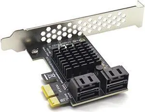 PCI-E PCI Express To SATA 3.0 Extension Card with Bracket 2-Port SATA III 6Gbps Expansion Adapter Pci E Sata3 Pcie Sata 3 Card