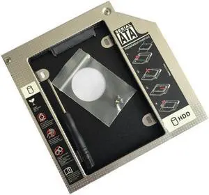 (9.5)mm HDD Caddy Aluminum Universa SATA 3.0 2.5" SSD CD DVD To HDD Case Optibay Enclosure CD-ROM ODD (9.5)