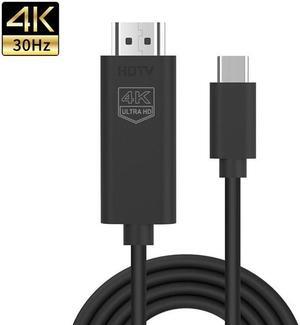 USB Cable HDMI-compatible Adapter 4K Video Digital Converter Cord USB3.1 To Adapter Cable for PC Mobile Phone Monitor Projector (1to1)
(1.8m)