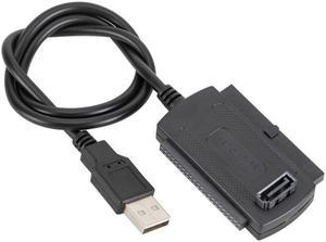 Converter Cable Reliable Plug Play Stable USB 2.0 To SATA PATA IDE 2.5 3.5 Hard Disk Adapter Cable for Computers(A)