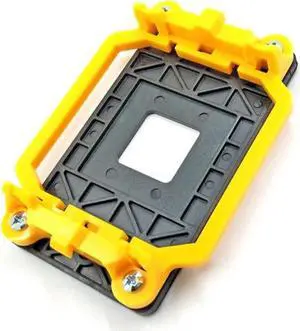 1pcs CPU Bracket Motherboard Back Plate for AMD AM2/AM2+/AM3/AM3+C51 N61 Install The Fastening(AM3 Yellow Bracket)