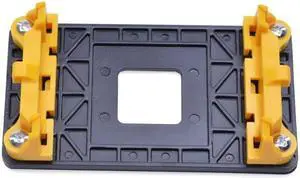 1pcs CPU Bracket Motherboard Back Plate for AMD AM2/AM2+/AM3/AM3+C51 N61 Install The Fastening(AM3 Yellow)