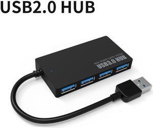 USB Hub USB 2.0 PORT Type C HUB High Speed Data Cable Convertor Adapter Support Multi Systems Plug and Play USB Adapter(USB 2.0)