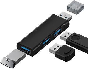 USB Hub USB 3.0 PORT Type C HUB High Speed Data Cable Convertor Adapter Support Multi Systems Plug and Play USB Adapter(plastic 3.0 HUB)
