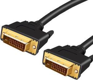 High Speed DVI Cable 1080p 3D Gold Plated Plug Male-Male DVI TO DVI 24+1 PIN Cable 1.5M 3M 5M for LCD DVD HDTV XBOX Monitor(3M)
