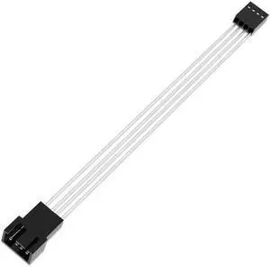 Desktop Computer Fan CPU PWM Extension Cable 4Pin Extension Cable 1 Silver Plated Copper Wire(1 to1)