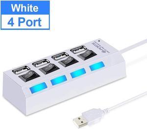 USB Hub 2.0 USB Splitter Multi Hub USB 2.0 Adapter USB Several Ports Power Adapter USB 2.0 with Switch Laptop Accessories for PC