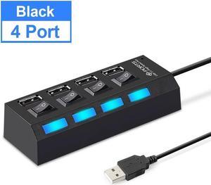 USB Hub 2.0 USB Splitter Multi Hub USB 2.0 Adapter USB Several Ports Power Adapter USB 2.0 with Switch Laptop Accessories for PC