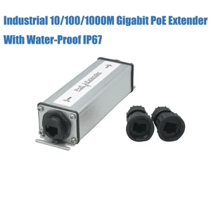 ,TLT-TECH Industrial 10/100/1000M Gigabit PoE Extender with Water-Proof for Outdoor use ,TLT-TECH Industrial 10/100/1000M Gigabit PoE Extender with Water-Proof for Outdoor use