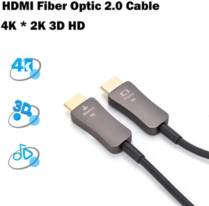 ,HDMI Fiber Optical Cable 4K 60Hz HDMI Fiber Extension Cable 18Gbps High Speed HDR Male to Male for PS5 PC HDTV Projector Monitor ,HDMI Fiber Optical Cable 4K 60Hz HDMI Fiber Extension Cable 18Gbps High Speed HDR Male to Male for PS5 PC HDTV Projector Monitor