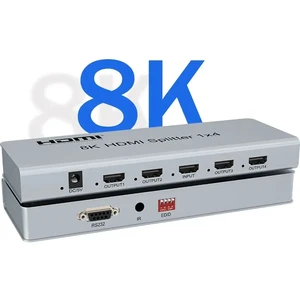 1 in 2 out,8K HDMI 2.1 Splitter 1x2 1x4 8K@60Hz 4K@120Hz HDMI Video Splitter Duplicator 1 in 2 out HDR 48Gbps for Xbox PS4 PS5 TV PC Laptop 1 in 2 out,8K HDMI 2.1 Splitter 1x2 1x4 8K@60Hz 4K@120Hz HDMI Video Splitter Duplicator 1 in 2 out HDR 48Gbps for Xbox PS4 PS5 TV PC Laptop