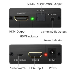 ,4K 30Hz HDMI Audio Extractor HDMI to Optical TOSLINK SPDIF 3.5mm Audio out Switch Adapter for PC TV-Box Monitor ,4K 30Hz HDMI Audio Extractor HDMI to Optical TOSLINK SPDIF 3.5mm Audio out Switch Adapter for PC TV-Box Monitor