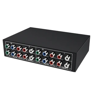,YPbPr L/R AV Video Switch 3 in 1 out Component AV 3 RCA RGB Selector Switcher 3x1 Converter for Wii PS3 PS2 DVD HDTV Plug & Play ,YPbPr L/R AV Video Switch 3 in 1 out Component AV 3 RCA RGB Selector Switcher 3x1 Converter for Wii PS3 PS2 DVD HDTV Plug & Play