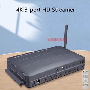 EU Plug,4K 8 Way HD Media Video Player for HDMI TV Multimedia Hard Drive Player Android 4.4 MultiMedia TV Box for TV Projector EU Plug,4K 8 Way HD Media Video Player for HDMI TV Multimedia Hard Drive Player Android 4.4 MultiMedia TV Box for TV Projector